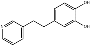 1,2-Benzenediol, 4-[2-(3-pyridinyl)ethyl]- (9CI) Structure