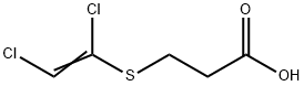 S-(1,2-디클로로비닐)-3-메르캅토프로피온산 구조식 이미지