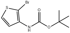 tert-butyl (2-broMothiophen-3-yl)carbaMate Structure