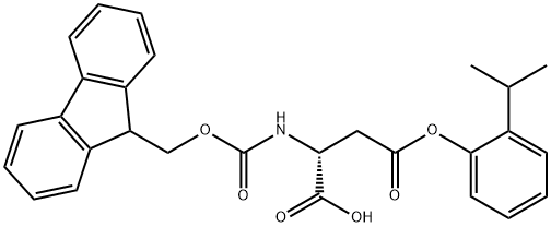 FMOC-D-ASP(2-PHENYLISOPROPYL ESTER)-OH 구조식 이미지
