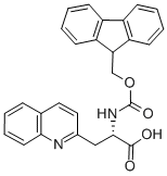 FMOC-BETA-(2-QUINOLYL)-ALA-OH Structure