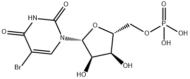 5-bromouridine-5'-monophosphate 구조식 이미지