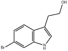 1H-INDOLE-3-ETHANOL,6-BROMO- Structure
