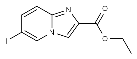 ethyl 6-iodoH-imidazo[1,2-a]pyridine-2-carboxylate Structure