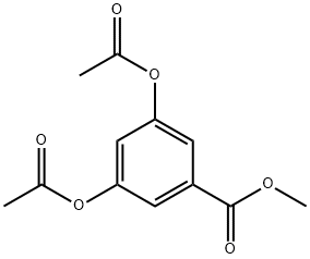 METHYL 3,5-DIACETOXYBENZOATE Structure