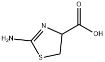 2-AMINO-4-THIAZOLINIC ACID Structure
