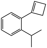 Benzene, 1-(1-cyclobuten-1-yl)-2-(1-methylethyl)- (9CI) Structure