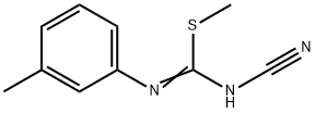 1-CYANO-2-METHYL-3-(3-METHYLPHENYL)ISOTHIOUREA Structure