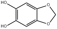 5,6-DIHYDROXY-1,3-벤조디옥솔 구조식 이미지
