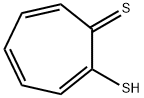 2-Mercapto-2,4,6-cycloheptatriene-1-thione Structure