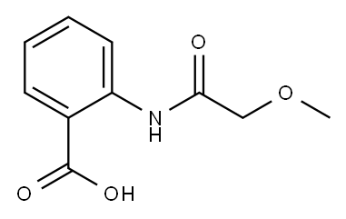 Benzoic acid, 2-[(methoxyacetyl)amino]- (9CI) 구조식 이미지