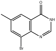 8-브로모-6-메틸-4-퀴나졸론 구조식 이미지