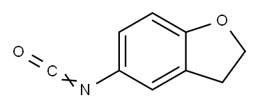 2,3-DIHYDRO-1-BENZOFURAN-5-YL ISOCYANATE Structure