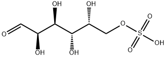 D-Galactose, 6-(hydrogen sulfate) 구조식 이미지