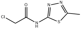 2-CHLORO-N-(5-METHYL-1,3,4-THIADIAZOL-2-YL)ACETAMIDE Structure