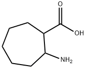 Cycloheptanecarboxylic acid, 2-amino- (9CI) Structure