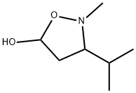 5-Isoxazolidinol, 2-methyl-3-(1-methylethyl)- (9CI) Structure