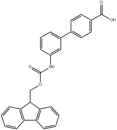 FMOC-3-AMINO-4'-CARBOXYBIPHENYL Structure