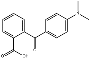 2-[4-(dimethylamino)benzoyl]benzoic acid  Structure