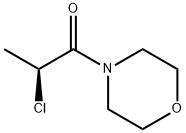 Morpholine, 4-[(2S)-2-chloro-1-oxopropyl]- (9CI) 구조식 이미지