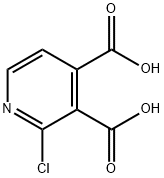 2-CHLOROPYRIDINE-3,4-DICARBOXYLIC ACID 구조식 이미지