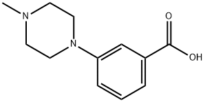 3-(4-Methylpiperazin-1-yl)benzoic acid 구조식 이미지
