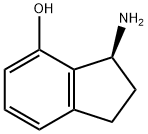 1H-Inden-4-ol, 3-amino-2,3-dihydro-, (3S)- (9CI) Structure