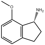 1H-Inden-1-amine,2,3-dihydro-7-methoxy-,(1R)-(9CI) 구조식 이미지