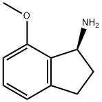 1H-Inden-1-amine,2,3-dihydro-7-methoxy-,(1S)-(9CI) 구조식 이미지