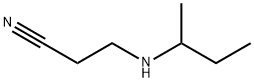 3-(SEC-BUTYLAMINO)PROPANENITRILE Structure