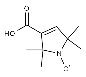 2,2,5,5-TETRAMETHYL-3-PYRROLIN-1-OXYL-3-CARBOXYLIC ACID Structure