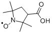3-Carboxy-2,2,5,5-tetraMethylpyrrolidine 1-Oxyl Free Radical 구조식 이미지