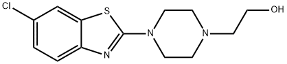 2-[4-(6-CHLORO-1,3-BENZOTHIAZOL-2-YL)PIPERAZINO]ETHAN-1-OL 구조식 이미지