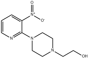 2-[4-(3-NITRO-2-PYRIDYL)PIPERAZINO]ETHAN-1-OL Structure