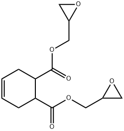 bis(2,3-epoxypropyl) cyclohex-4-ene-1,2-dicarboxylate  구조식 이미지