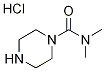 피페라진-1-카르복실산디메틸아미드염산염 구조식 이미지