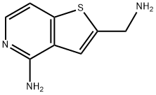 티에노[3,2-c]피리딘-2-메탄아민,4-아미노-(9CI) 구조식 이미지