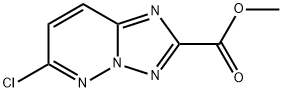 6-클로로-[1,2,4]트리아졸로[1,5-B]피리다진-2-카르복실산,메틸에스테르 구조식 이미지