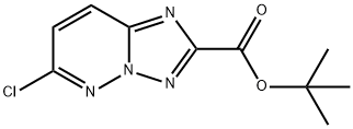 6-CHLORO-[1,2,4]TRIAZOLO[1,5-B]PYRIDAZINE-2-CARBOXYLIC ACID, TETR-BUTYL ESTER Structure