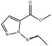 1H-피라졸-5-카르복실산,1-(에틸리덴아미노)-,메틸에스테르(9CI) 구조식 이미지