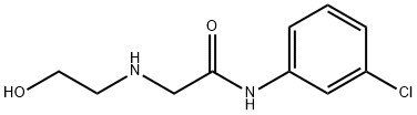 2-(2-HYDROXYETHYLAMINO)-N-(3-CHLOROPHENYL)ACETAMIDE Structure