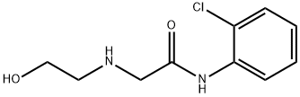 2-(2-히드록시에틸아미노)-N-(2-클로로페닐)아세트아미드 구조식 이미지