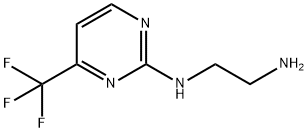 N~1~-[4-(trifluoromethyl)-2-pyrimidinyl]-1,2-ethanediamine Structure