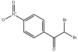 2,2-DIBROMO-1-(4-NITROPHENYL)ETHAN-1-ONE Structure