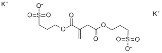 BIS(3-SULFOPROPYL) ITACONATE, DIPOTASSIUM SALT Structure