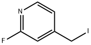 Pyridine, 2-fluoro-4-(iodomethyl)- (9CI) Structure