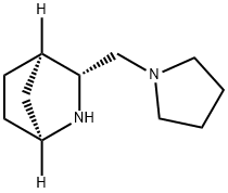 2-Azabicyclo[2.2.1]heptane,3-(1-pyrrolidinylmethyl)-,(1S,3R,4R)-(9CI) 구조식 이미지