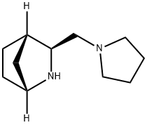 2-Azabicyclo[2.2.1]heptane,3-(1-pyrrolidinylmethyl)-,(1R,3S,4S)-(9CI) 구조식 이미지