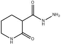 3-Piperidinecarboxylicacid,2-oxo-,hydrazide(9CI) Structure