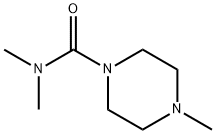 1-피페라진카르복사미드,N,N,4-트리메틸-(6CI,8CI) 구조식 이미지